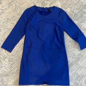 J Crew 3/4 sleeve wool dress